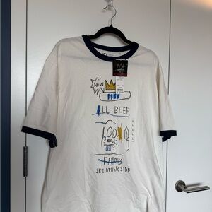 Uniqlo Black and White Short Sleeve Tee